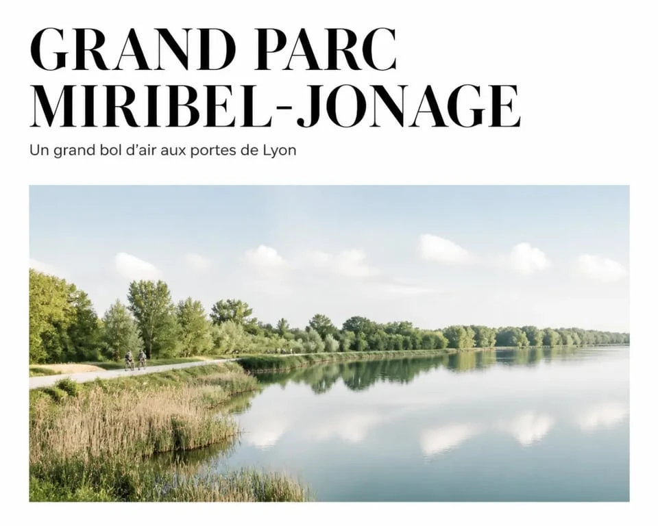 Que faire autour de Lyon : balade au Grand Parc Miribel-Jonage au bord de l’eau