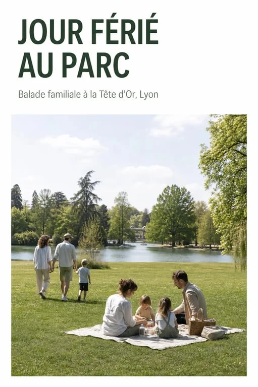 Quoi faire a Lyon le 1er mai : balade et pique-nique au parc de la Tête d'Or
