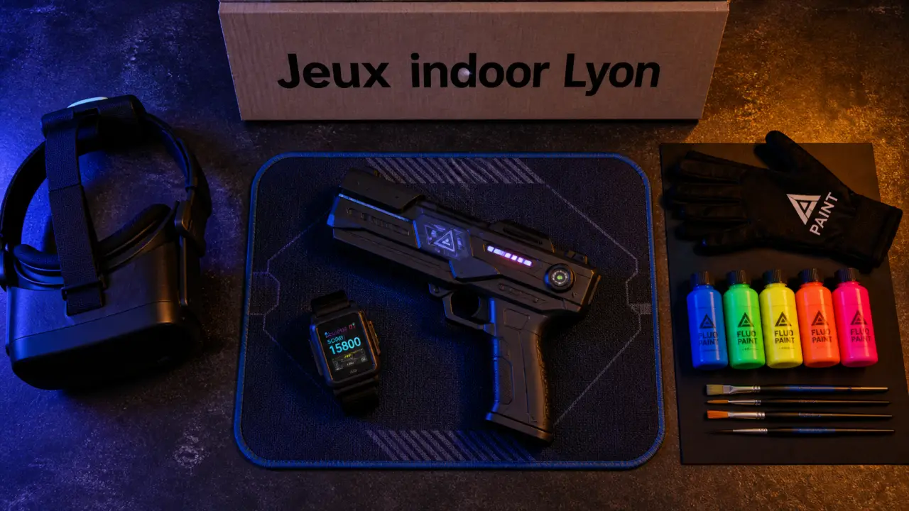 Jeux en famille Lyon : casque VR, pistolet laser et atelier peinture indoor