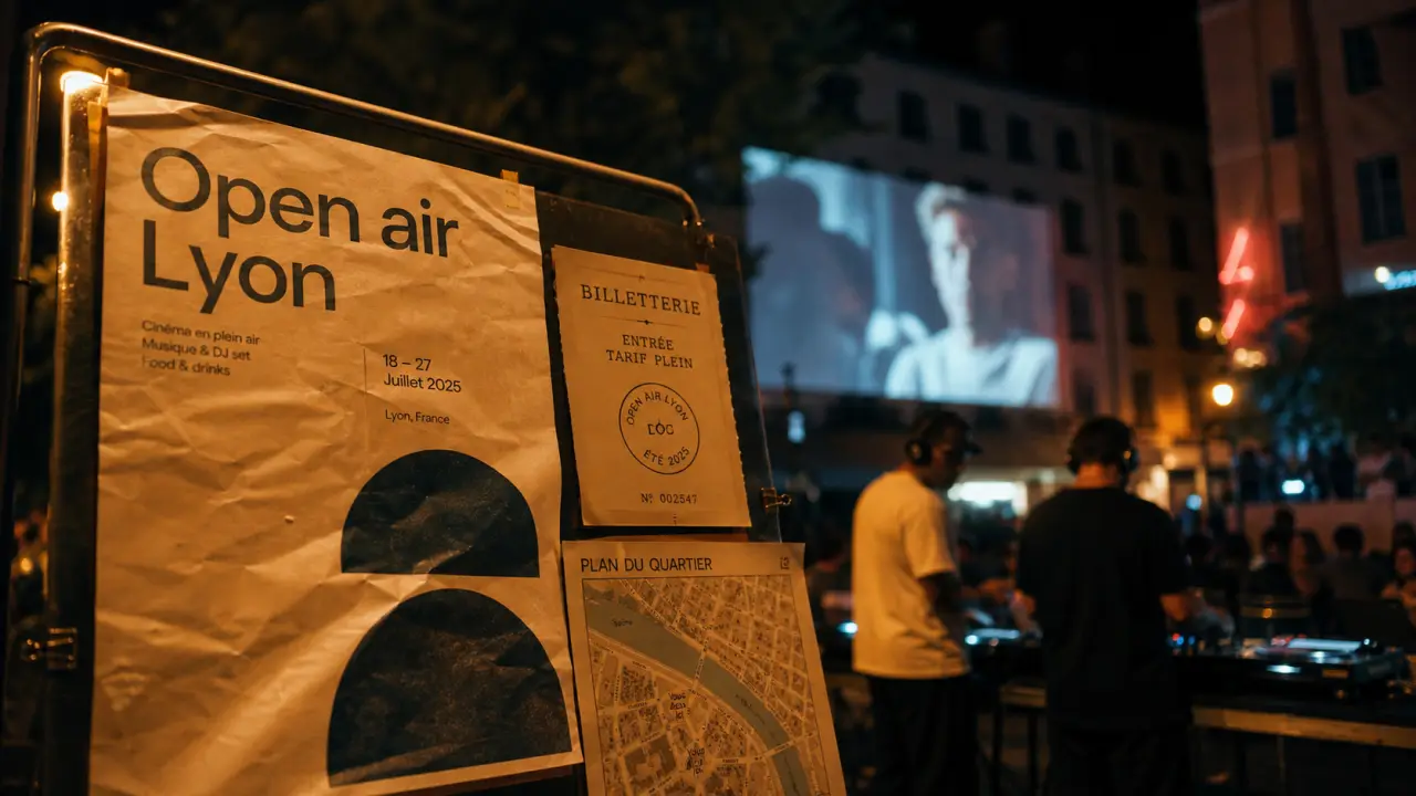 Open air Lyon ce week end : techno et cinéma plein air