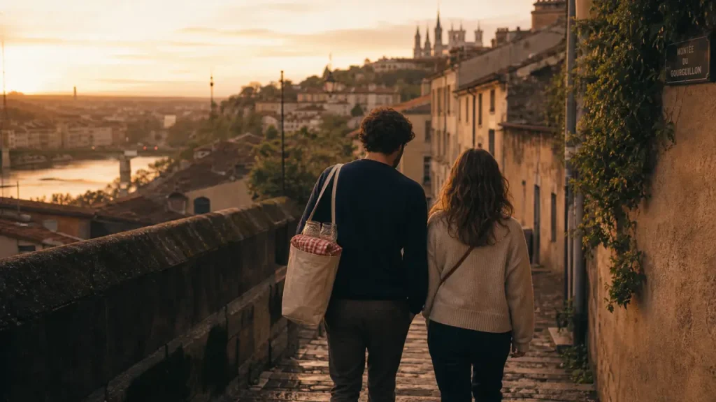 Quoi faire a Lyon le 1er mai : Vieux Lyon et Saône au coucher du soleil