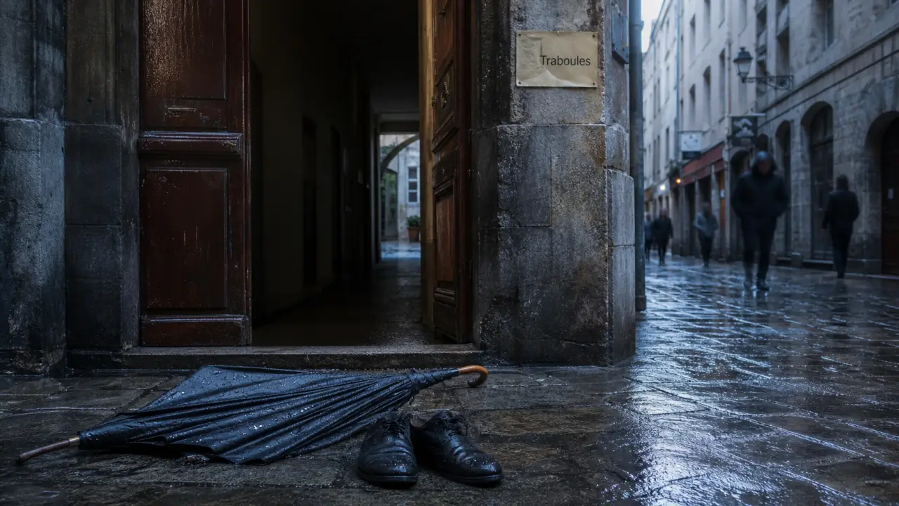 Quoi faire à Lyon quand il pleut : traboule du Vieux Lyon sous la pluie, parapluie et pavés humides