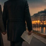 Week end romantique lyon au bord de la Saône, couple main dans la main, vues de Lyon