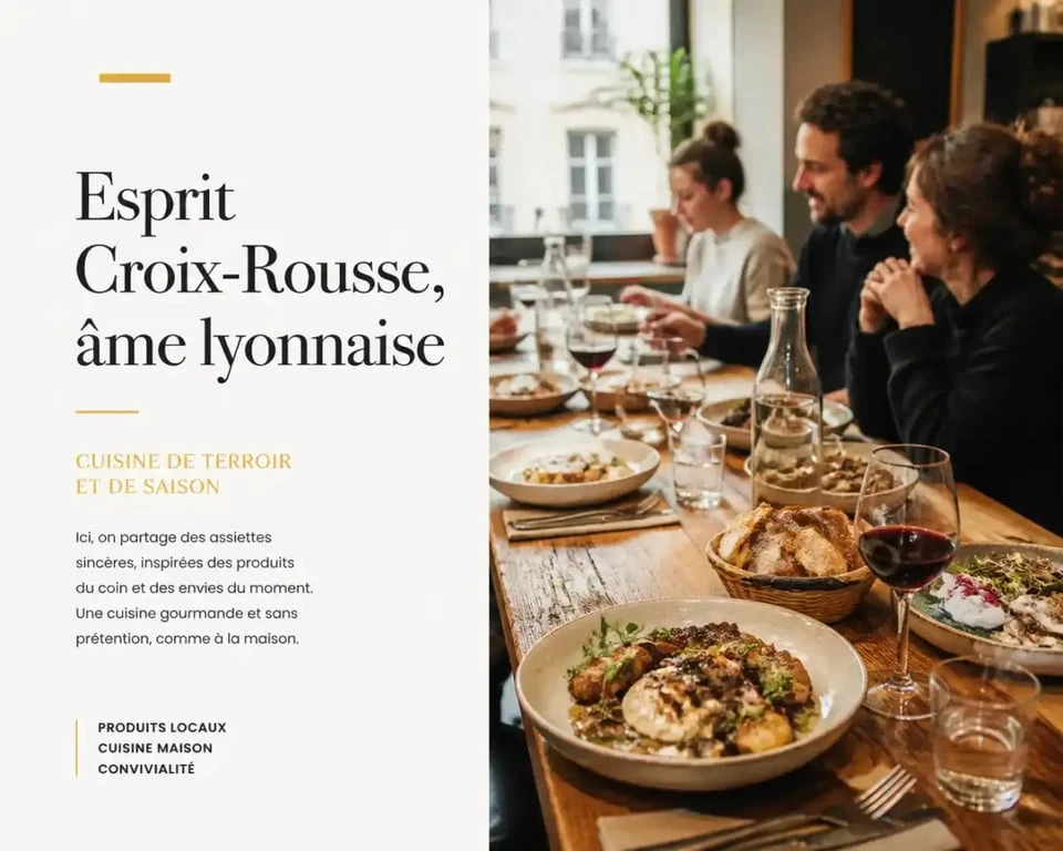 La Famille restaurant Lyon, ambiance conviviale d’un comptoir à la Croix-Rousse