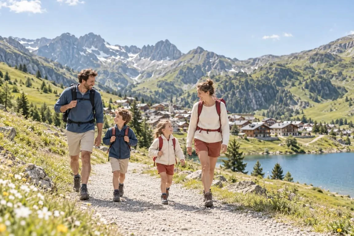 Week-end en famille proche de Lyon dans une station de montagne