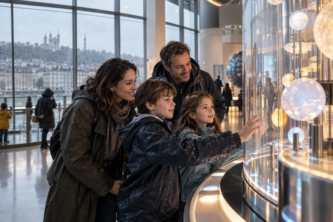 Sortie dimanche à Lyon en famille quand il pleut dans un musée