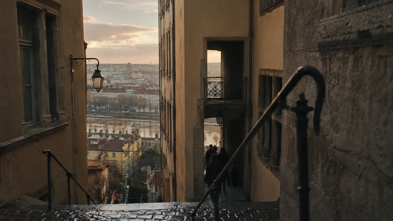 la croix rousse lyon traboule et pentes, visiteurs