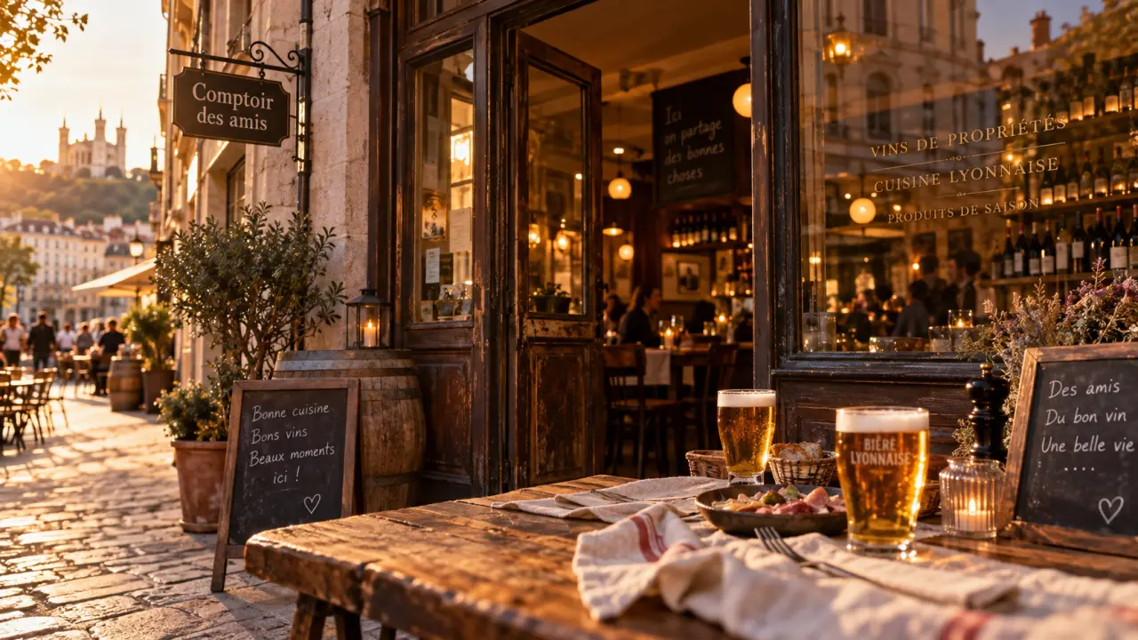 La famille restaurant lyon : comptoir convivial à la Croix-Rousse
