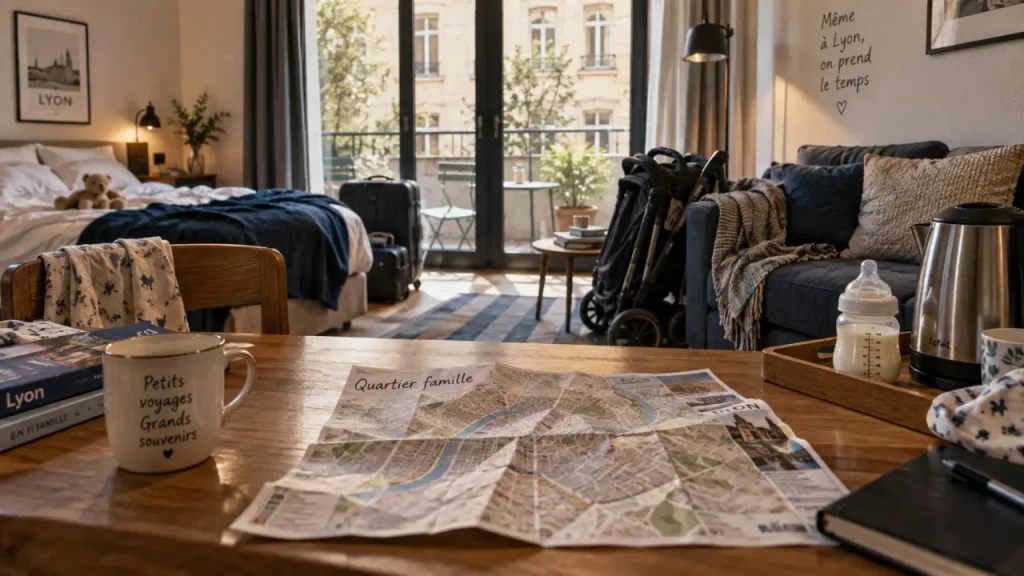 Où dormir à Lyon en famille : chambre familiale en appart’hôtel à Lyon