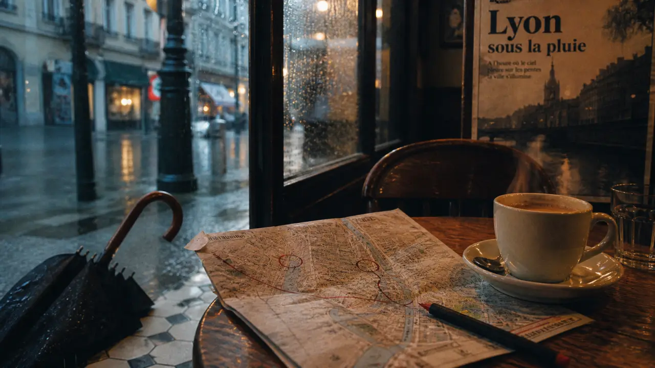 Quoi faire à Lyon quand il pleut : café au chaud, parapluie et chocolat chaud