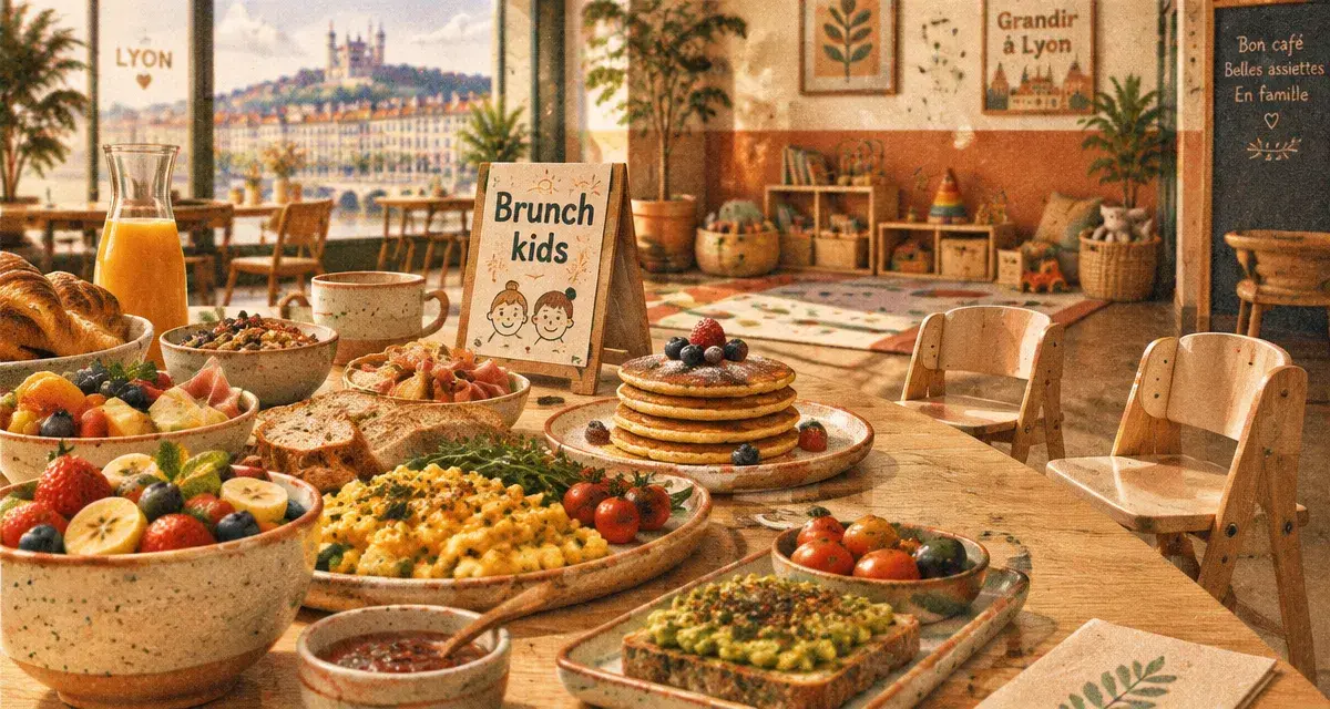 Brunch en famille Lyon : buffet kids et coin jeux