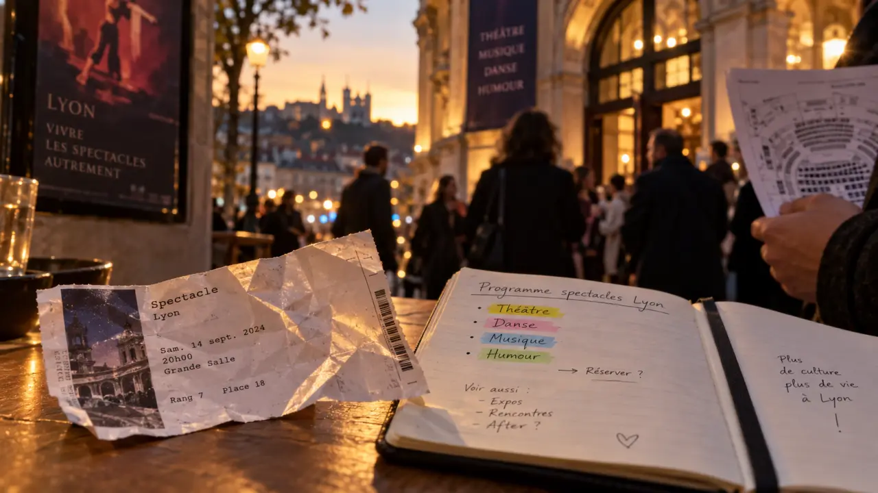 Programme spectacles Lyon : dates, salles et tarifs sur billet